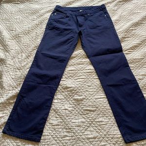 Stio brand canvas pants, size 36R, navy blue.  Never worn.  No tags.
